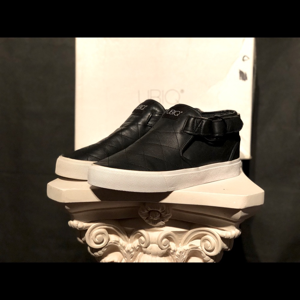 Ubiq El Studded Black Leather US 8